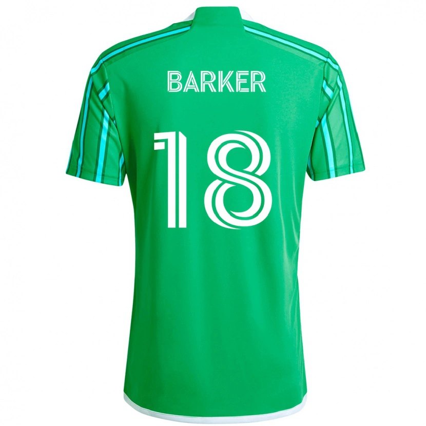 Danxen Børn Alicia Barker #18 Lyseblå Hjemmebane Spillertrøjer 2025/26 Trøje T-Shirt
