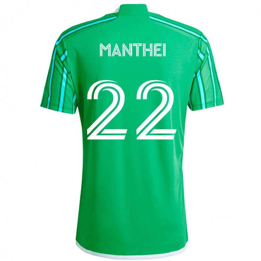 Danxen Børn Leahi Manthei #22 Lyseblå Hjemmebane Spillertrøjer 2025/26 Trøje T-Shirt