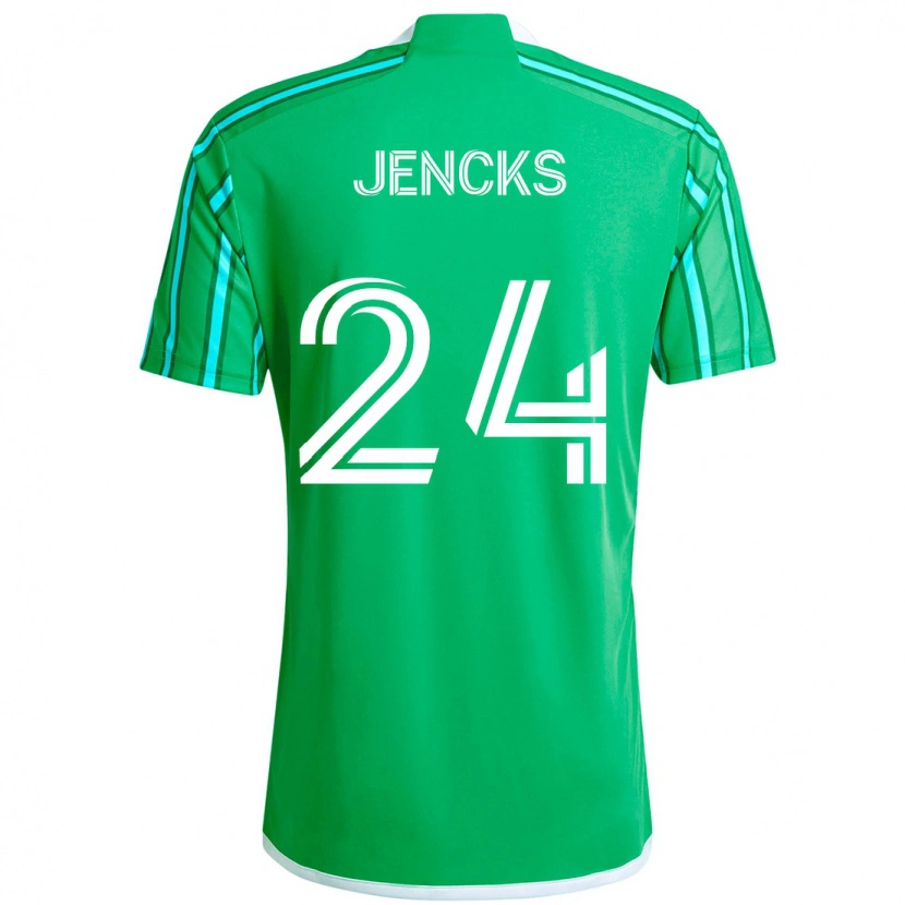 Danxen Børn India Jencks #24 Lyseblå Hjemmebane Spillertrøjer 2025/26 Trøje T-Shirt