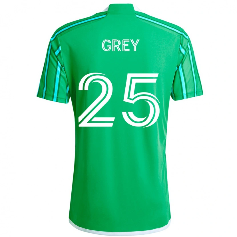 Danxen Børn Mireya Grey #25 Lyseblå Hjemmebane Spillertrøjer 2025/26 Trøje T-Shirt
