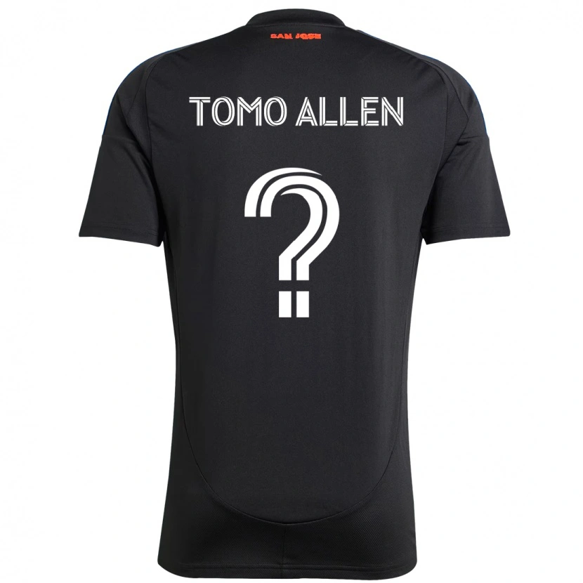 Danxen Børn Tomo Allen #0 Hvid Rød Hjemmebane Spillertrøjer 2025/26 Trøje T-Shirt