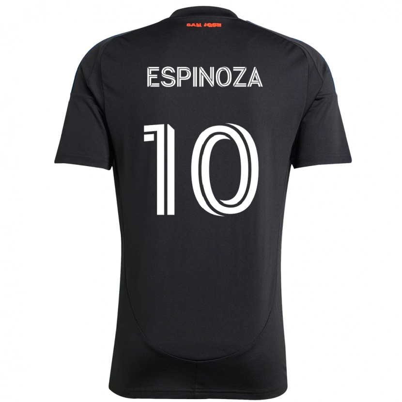 Danxen Børn Cristian Espinoza #10 Hvid Rød Hjemmebane Spillertrøjer 2025/26 Trøje T-Shirt