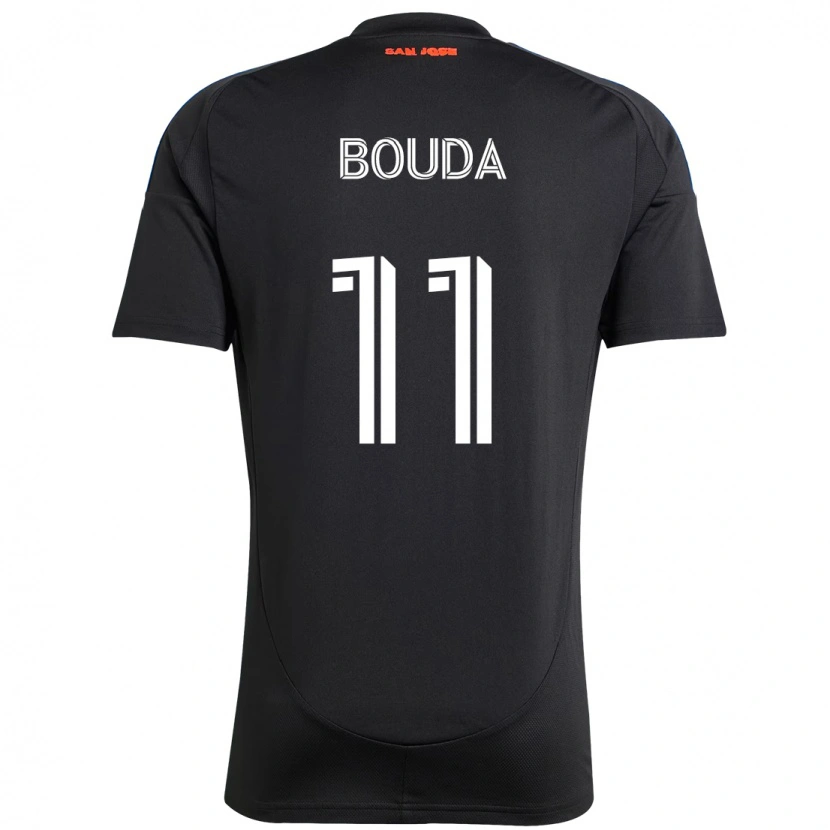 Danxen Børn Ousseni Bouda #11 Hvid Rød Hjemmebane Spillertrøjer 2025/26 Trøje T-Shirt
