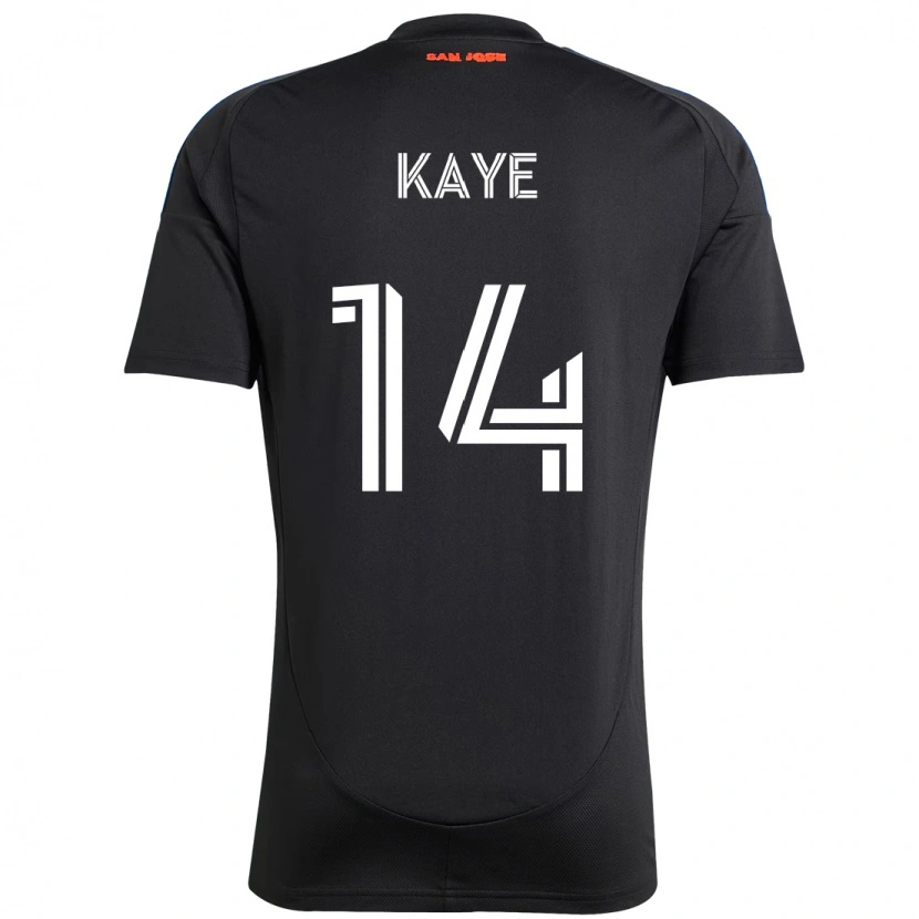 Danxen Børn Mark-Anthony Kaye #14 Hvid Rød Hjemmebane Spillertrøjer 2025/26 Trøje T-Shirt