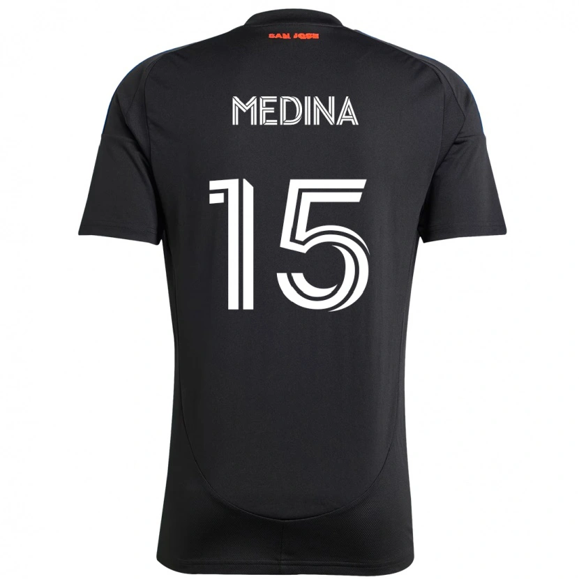 Danxen Børn Cruz Medina #15 Hvid Rød Hjemmebane Spillertrøjer 2025/26 Trøje T-Shirt