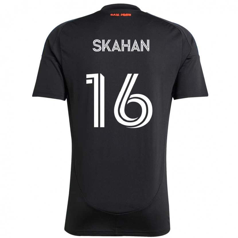 Danxen Børn Jack Skahan #16 Hvid Rød Hjemmebane Spillertrøjer 2025/26 Trøje T-Shirt