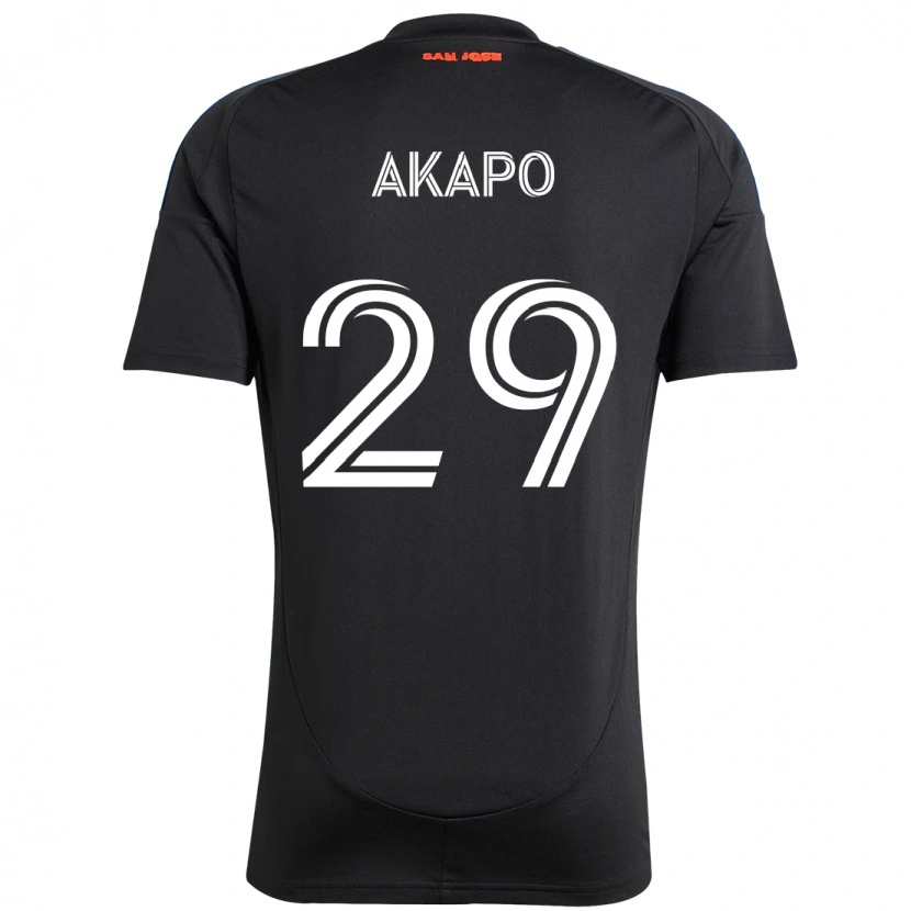 Danxen Børn Carlos Akapo #29 Hvid Rød Hjemmebane Spillertrøjer 2025/26 Trøje T-Shirt