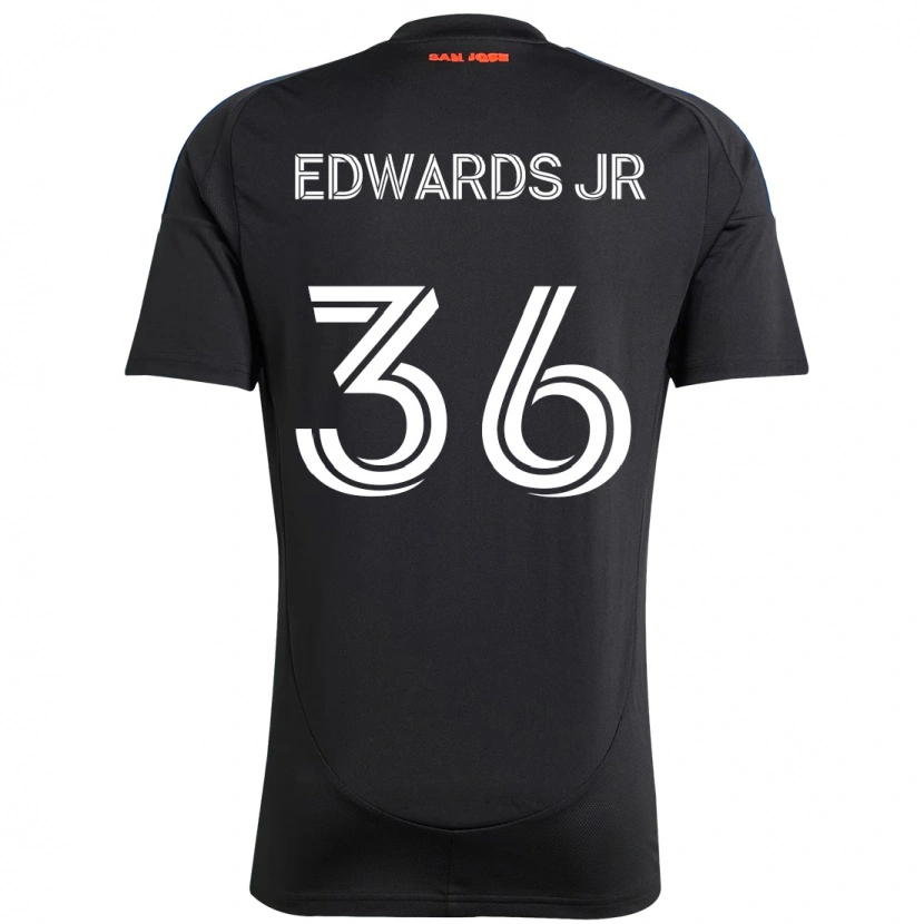 Danxen Børn Earl Edwards Jr. #36 Hvid Rød Hjemmebane Spillertrøjer 2025/26 Trøje T-Shirt