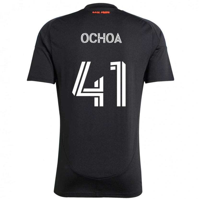 Danxen Børn Emmanuel Ochoa #41 Hvid Rød Hjemmebane Spillertrøjer 2025/26 Trøje T-Shirt