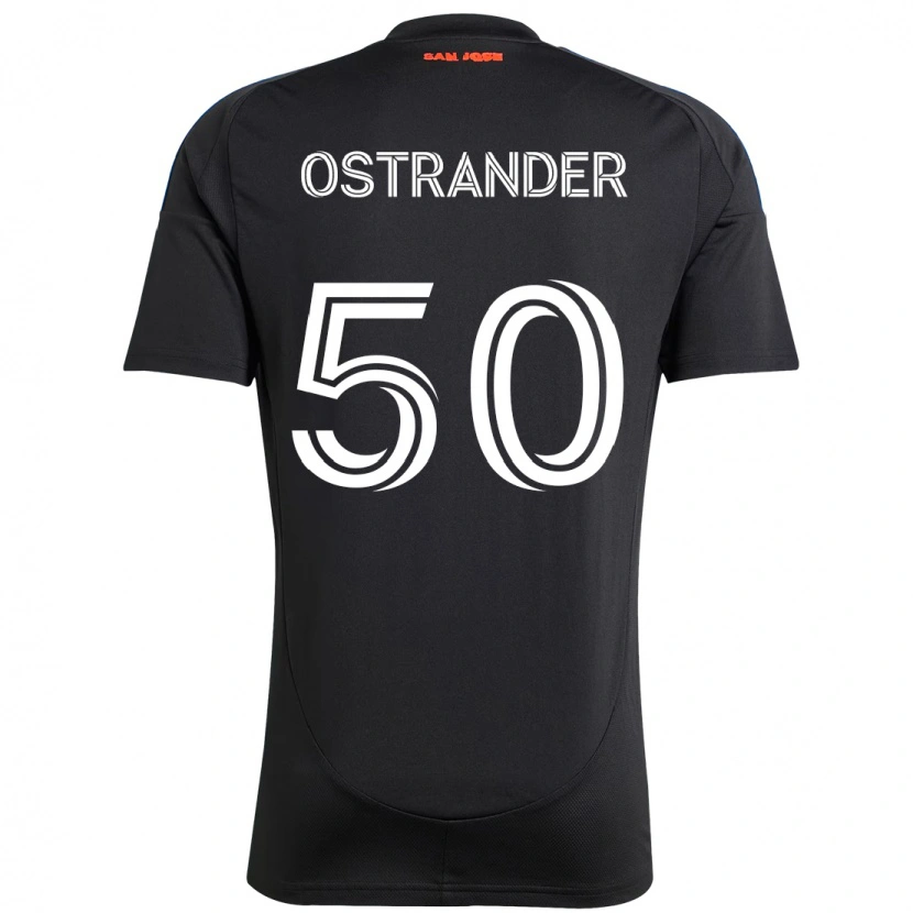 Danxen Børn William Ostrander #50 Hvid Rød Hjemmebane Spillertrøjer 2025/26 Trøje T-Shirt