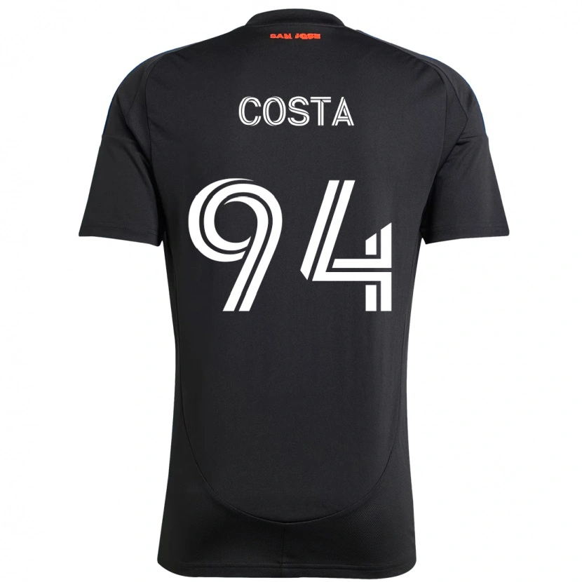 Danxen Børn Vítor Costa #94 Hvid Rød Hjemmebane Spillertrøjer 2025/26 Trøje T-Shirt