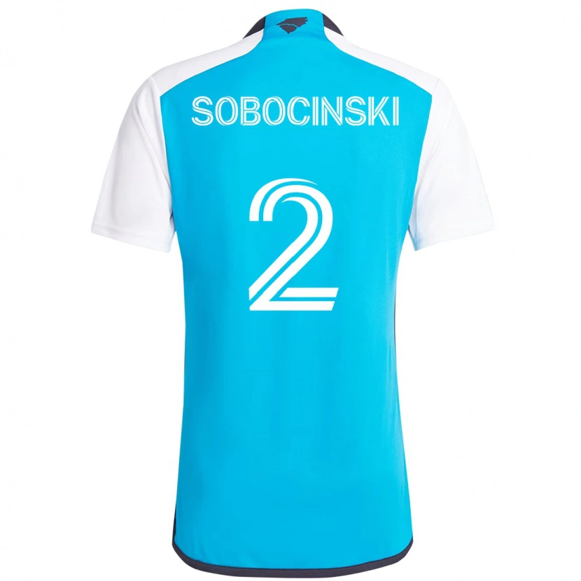 Danxen Børn Jan Sobocinski #2 Sort Hvid Hjemmebane Spillertrøjer 2025/26 Trøje T-Shirt