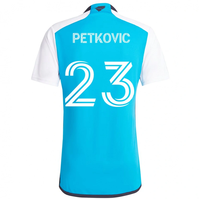 Danxen Børn Nikola Petkovic #23 Sort Hvid Hjemmebane Spillertrøjer 2025/26 Trøje T-Shirt