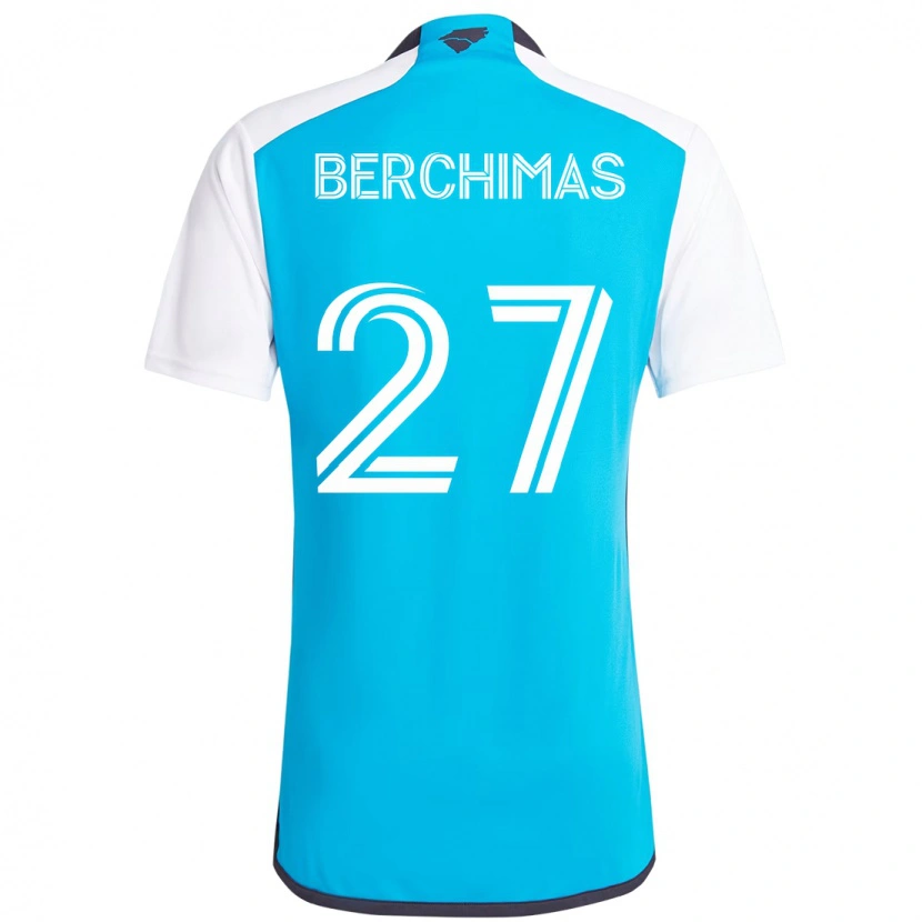 Danxen Børn Nimfasha Berchimas #27 Sort Hvid Hjemmebane Spillertrøjer 2025/26 Trøje T-Shirt