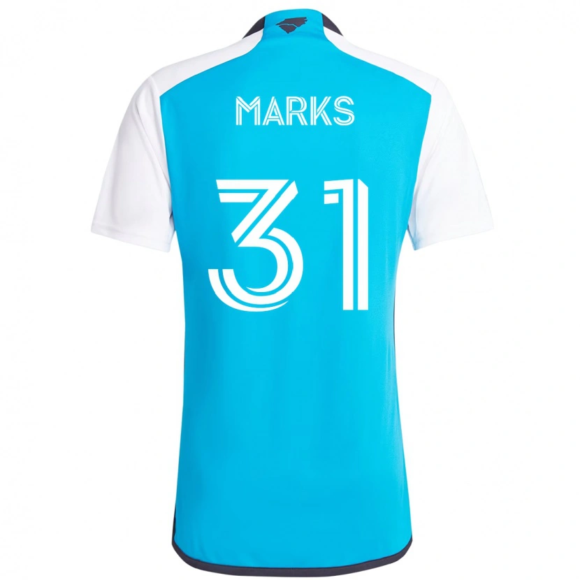 Danxen Børn George Marks #31 Sort Hvid Hjemmebane Spillertrøjer 2025/26 Trøje T-Shirt