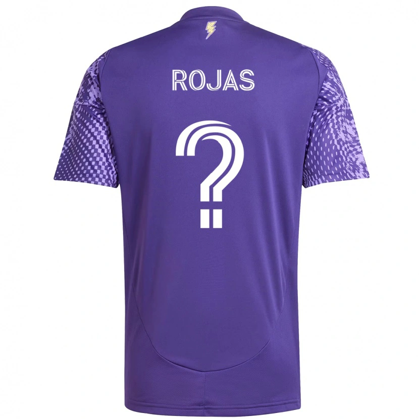 Danxen Børn Juan Rojas #0 Hvid Lilla Hjemmebane Spillertrøjer 2025/26 Trøje T-Shirt