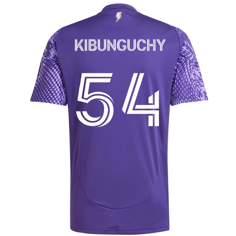 Danxen Børn Nabi Kibunguchy #54 Hvid Lilla Hjemmebane Spillertrøjer 2025/26 Trøje T-Shirt