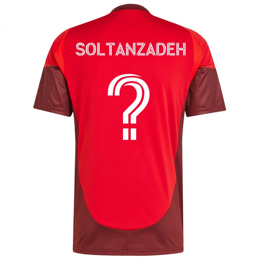 Danxen Børn Shayan Soltanzadeh #0 Hvid Rød Hjemmebane Spillertrøjer 2025/26 Trøje T-Shirt