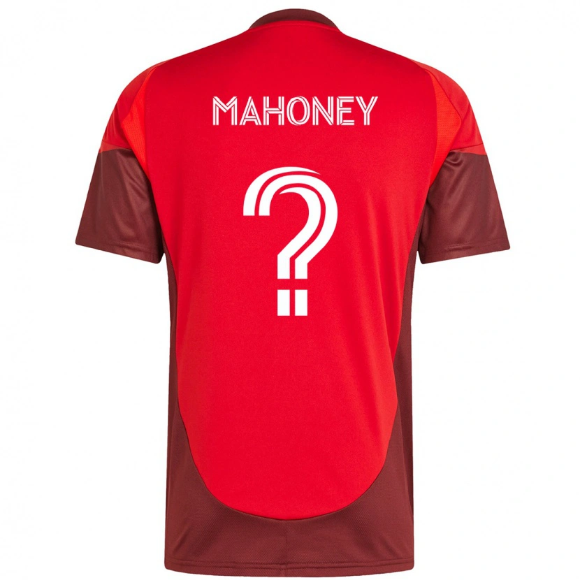Danxen Børn Adrian Mahoney #0 Hvid Rød Hjemmebane Spillertrøjer 2025/26 Trøje T-Shirt