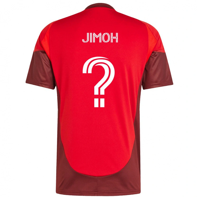 Danxen Børn Shola Jimoh #0 Hvid Rød Hjemmebane Spillertrøjer 2025/26 Trøje T-Shirt