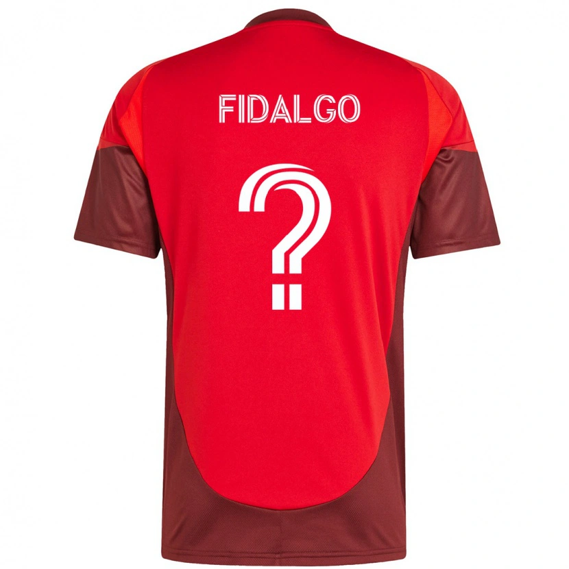 Danxen Børn James Fidalgo #0 Hvid Rød Hjemmebane Spillertrøjer 2025/26 Trøje T-Shirt