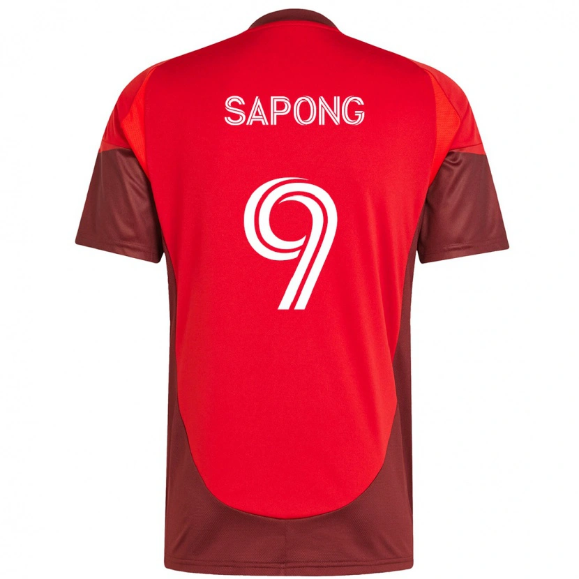 Danxen Børn C.j. Sapong #9 Hvid Rød Hjemmebane Spillertrøjer 2025/26 Trøje T-Shirt