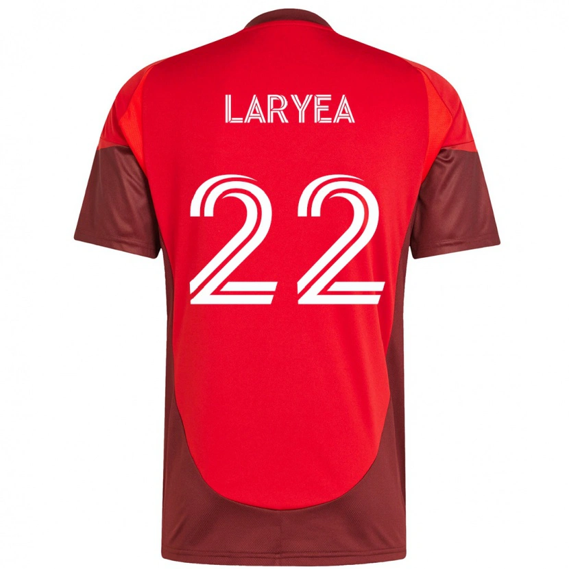 Danxen Børn Richie Laryea #22 Hvid Rød Hjemmebane Spillertrøjer 2025/26 Trøje T-Shirt