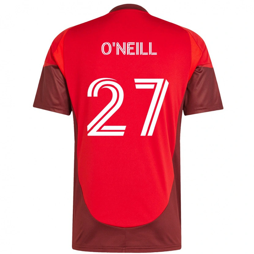 Danxen Børn Shane O'neill #27 Hvid Rød Hjemmebane Spillertrøjer 2025/26 Trøje T-Shirt