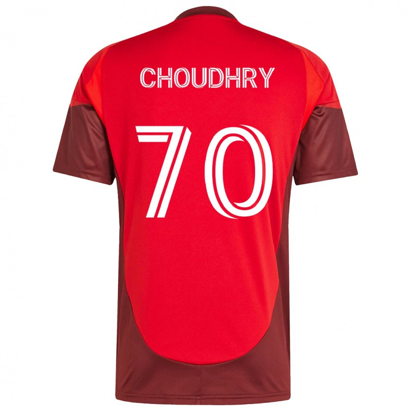 Danxen Børn Benjamin Choudhry #70 Hvid Rød Hjemmebane Spillertrøjer 2025/26 Trøje T-Shirt