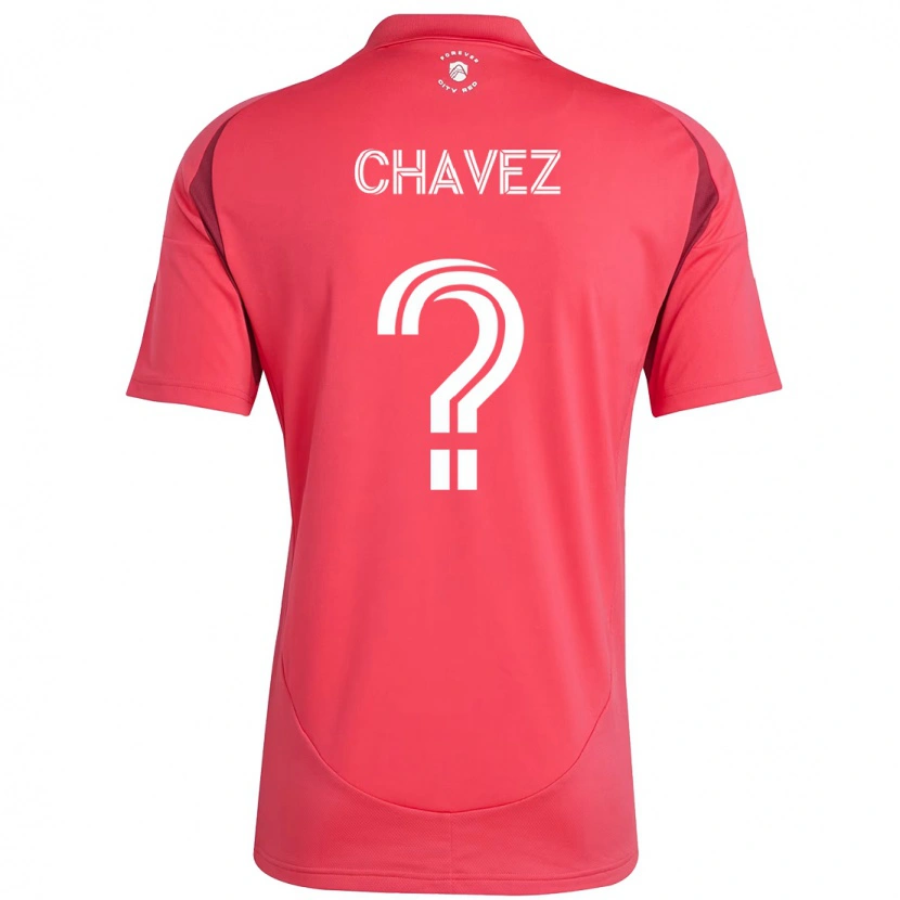 Danxen Børn Emiliano Chavez #0 Hvid Magenta Hjemmebane Spillertrøjer 2025/26 Trøje T-Shirt