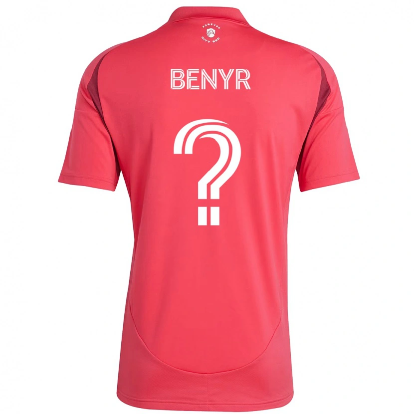 Danxen Børn Braden Benyr #0 Hvid Magenta Hjemmebane Spillertrøjer 2025/26 Trøje T-Shirt