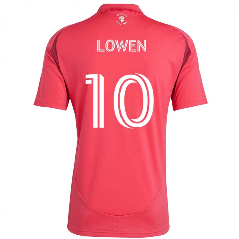 Danxen Børn Eduard Löwen #10 Hvid Magenta Hjemmebane Spillertrøjer 2025/26 Trøje T-Shirt