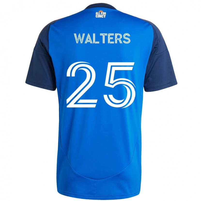 Danxen Børn Paul Walters #25 Hvid Blå Orange Hjemmebane Spillertrøjer 2025/26 Trøje T-Shirt