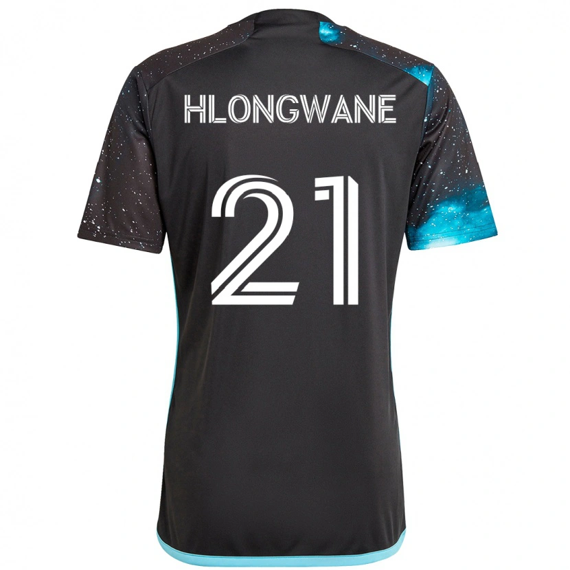Danxen Børn Bongokuhle Hlongwane #21 Himmelblå Hjemmebane Spillertrøjer 2025/26 Trøje T-Shirt
