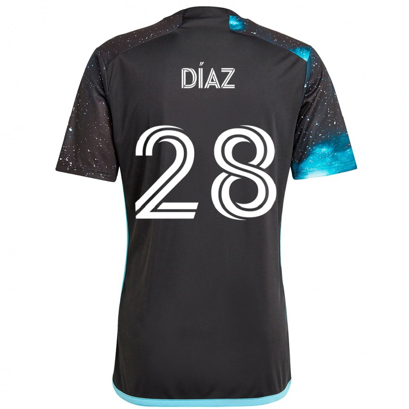 Danxen Børn Jefferson Díaz #28 Himmelblå Hjemmebane Spillertrøjer 2025/26 Trøje T-Shirt