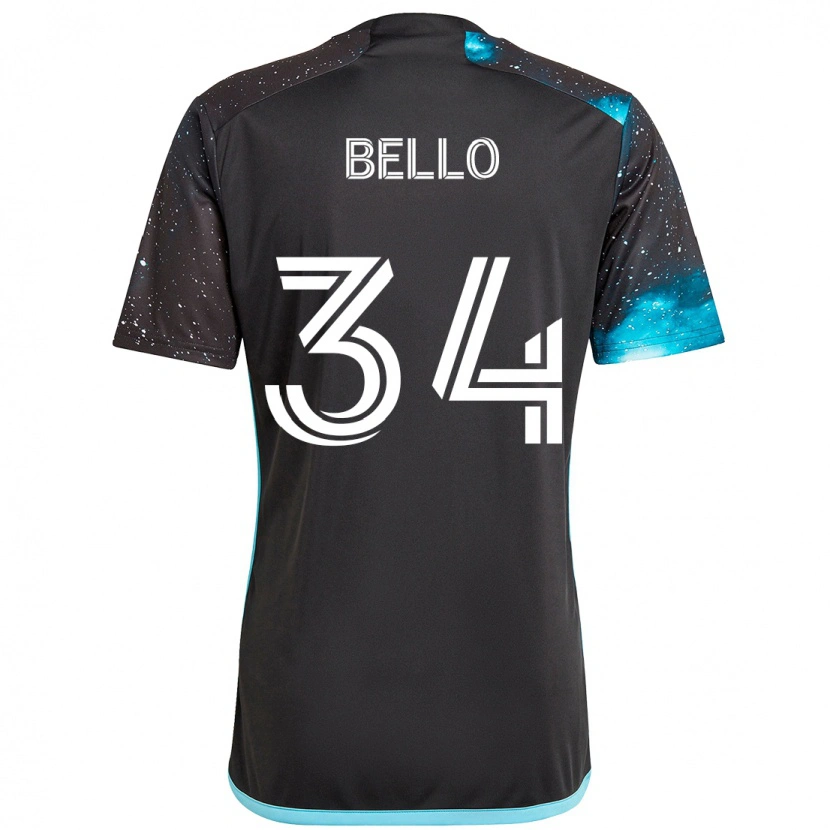 Danxen Børn Zaydan Bello #34 Himmelblå Hjemmebane Spillertrøjer 2025/26 Trøje T-Shirt