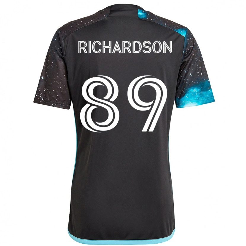 Danxen Børn Nick Richardson #89 Himmelblå Hjemmebane Spillertrøjer 2025/26 Trøje T-Shirt