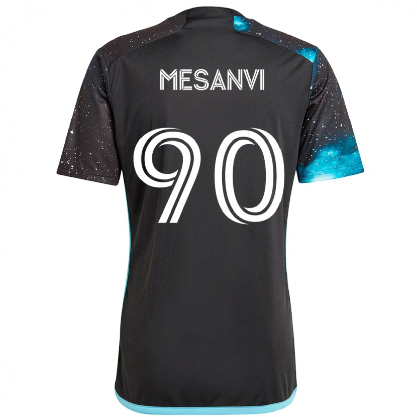 Danxen Børn Loïc Mesanvi #90 Himmelblå Hjemmebane Spillertrøjer 2025/26 Trøje T-Shirt