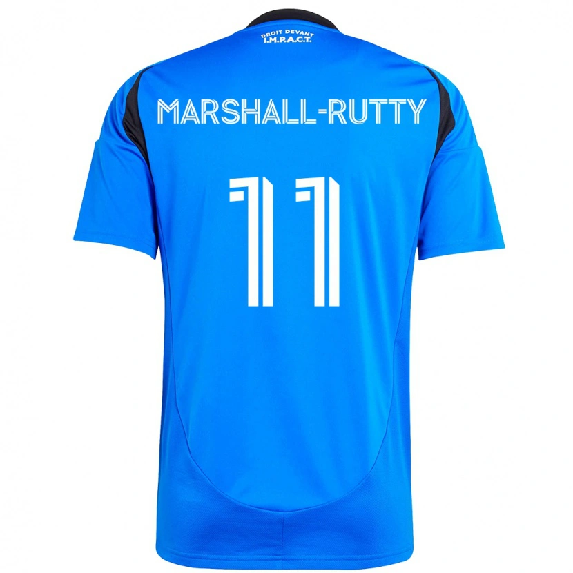 Danxen Børn Jahkeele Marshall-Rutty #11 Himmelblå Mørkeblå Hjemmebane Spillertrøjer 2025/26 Trøje T-Shirt