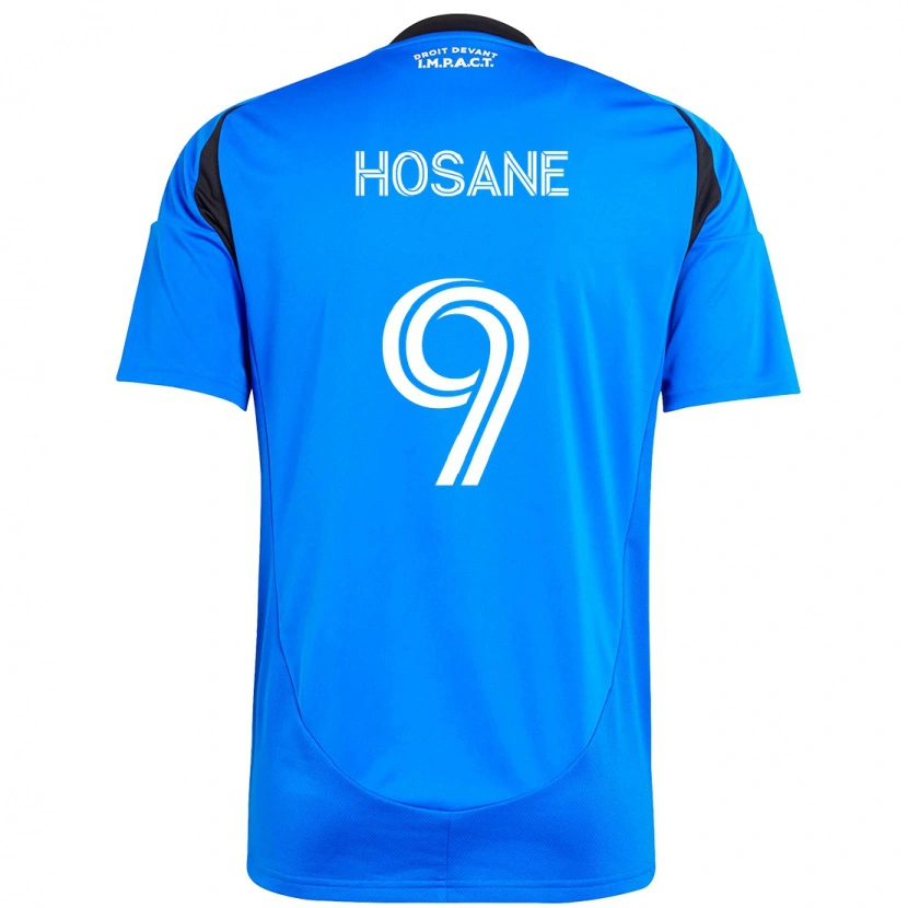 Danxen Børn Soukou Hosane #9 Himmelblå Mørkeblå Hjemmebane Spillertrøjer 2025/26 Trøje T-Shirt