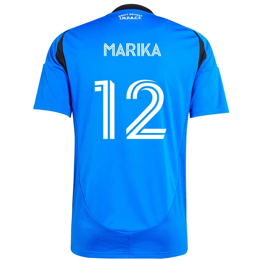 Danxen Børn Martineau Marika #12 Himmelblå Mørkeblå Hjemmebane Spillertrøjer 2025/26 Trøje T-Shirt