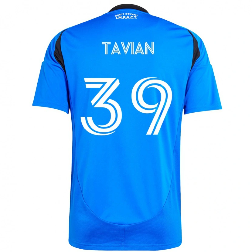 Danxen Børn Vandendort Tavian #39 Himmelblå Mørkeblå Hjemmebane Spillertrøjer 2025/26 Trøje T-Shirt