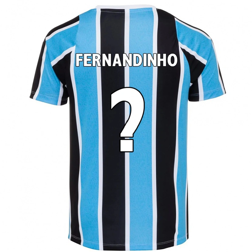 Danxen Børn Fernandinho #0 Hvid Blå Hjemmebane Spillertrøjer 2025/26 Trøje T-Shirt