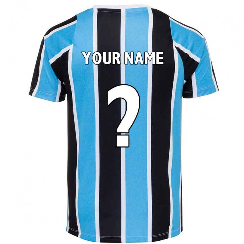 Danxen Børn Dit Navn #0 Hvid Blå Hjemmebane Spillertrøjer 2025/26 Trøje T-Shirt
