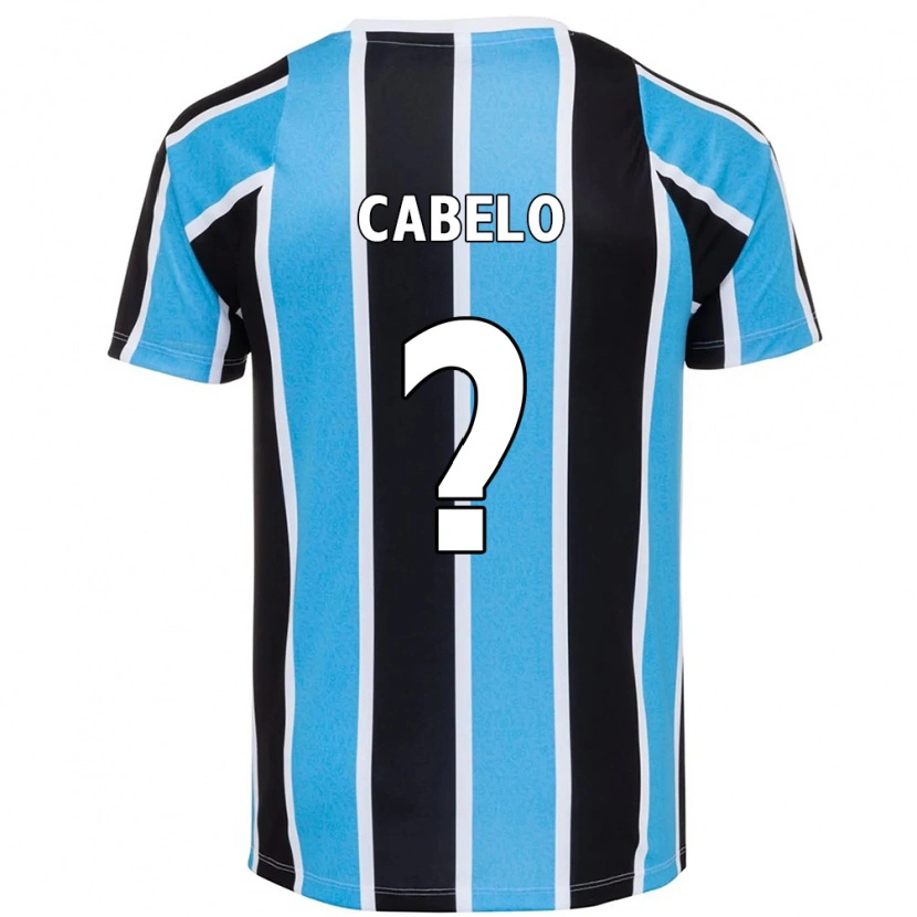 Danxen Børn Cabelo #0 Hvid Blå Hjemmebane Spillertrøjer 2025/26 Trøje T-Shirt