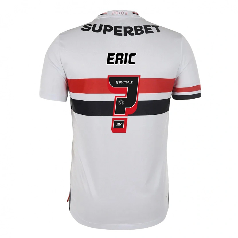 Danxen Børn Eric #0 Sort Rød Hjemmebane Spillertrøjer 2025/26 Trøje T-Shirt