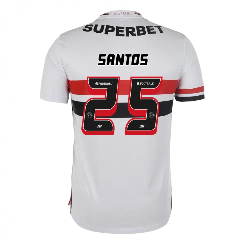 Danxen Børn Mariana Santos #25 Sort Rød Hjemmebane Spillertrøjer 2025/26 Trøje T-Shirt