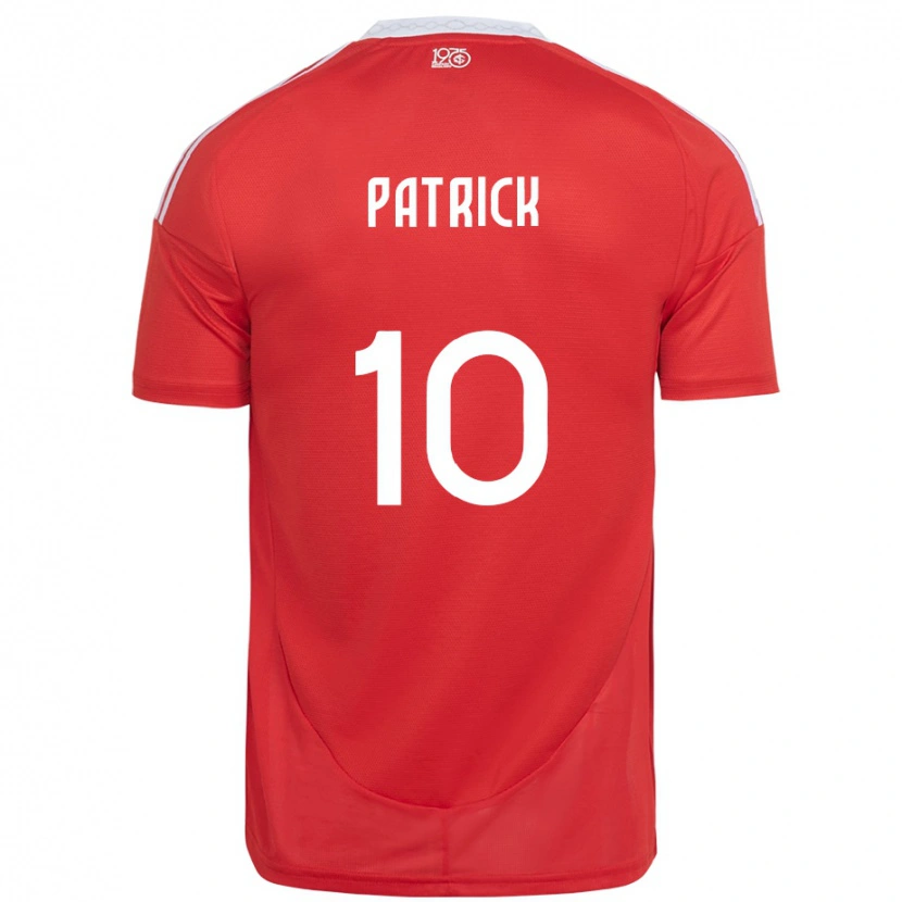 Danxen Børn Alan Patrick #10 Hvid Rød Hjemmebane Spillertrøjer 2025/26 Trøje T-Shirt