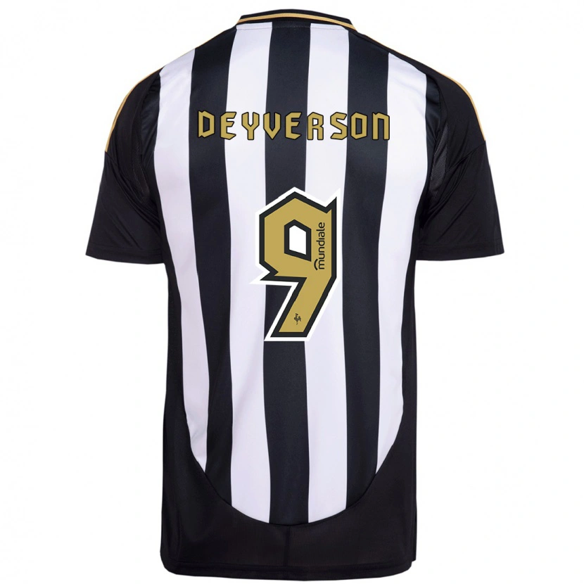 Danxen Børn Deyverson #9 Off White Hjemmebane Spillertrøjer 2025/26 Trøje T-Shirt