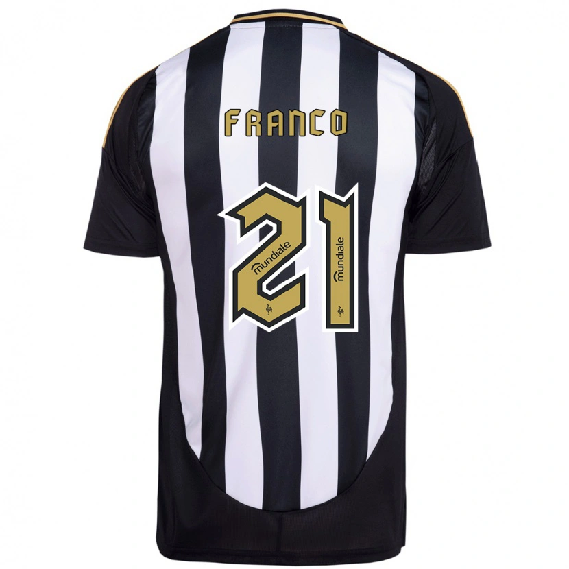Danxen Børn Alan Franco #21 Off White Hjemmebane Spillertrøjer 2025/26 Trøje T-Shirt
